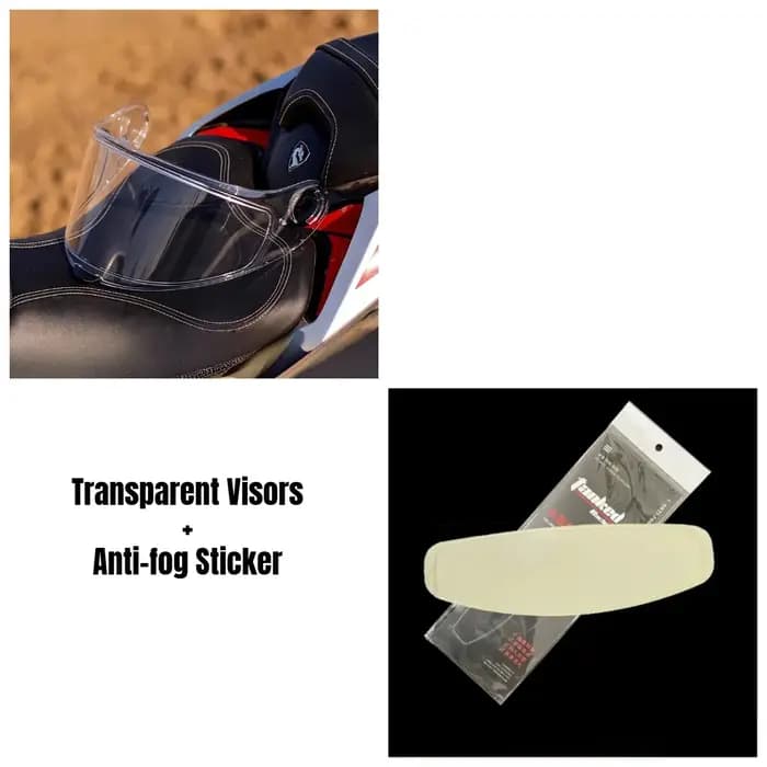 Film anti-buée pour visière de casque de moto, pour casque Tanked Big Tail Wing T153S, film anti-buée pour lentille, accessoires de casque