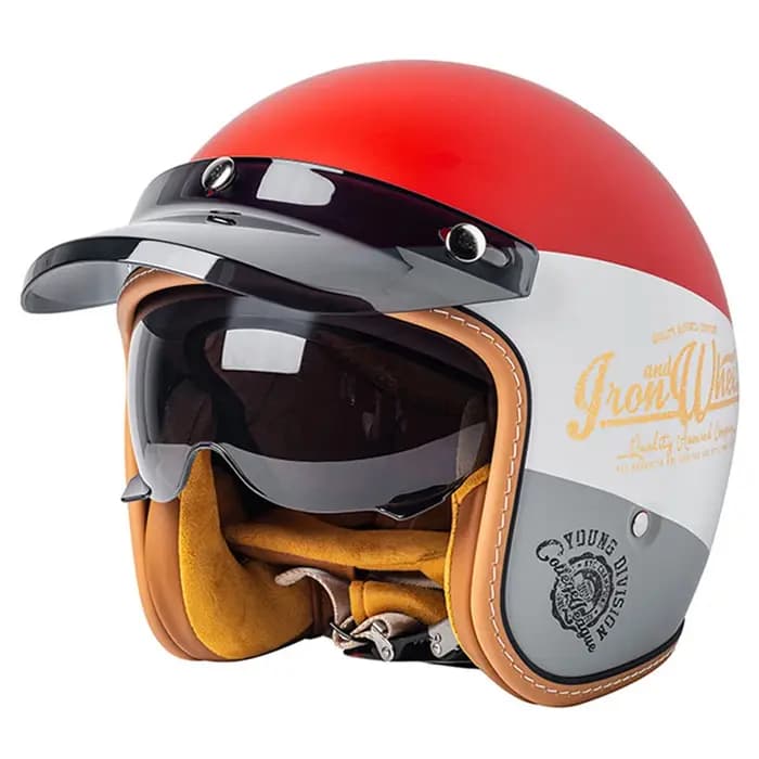 Hommes femmes Jet casque De Moto DOT approuvé