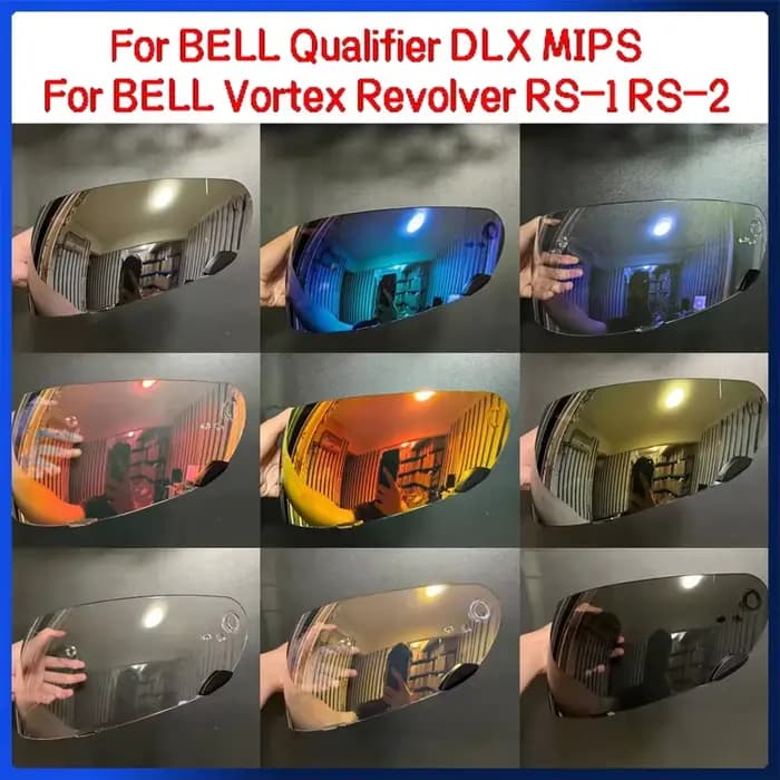 Visière de casque de moto pour BELL Qualifier DLX MIPS Anti-rayures UV Pare-vent Lunettes