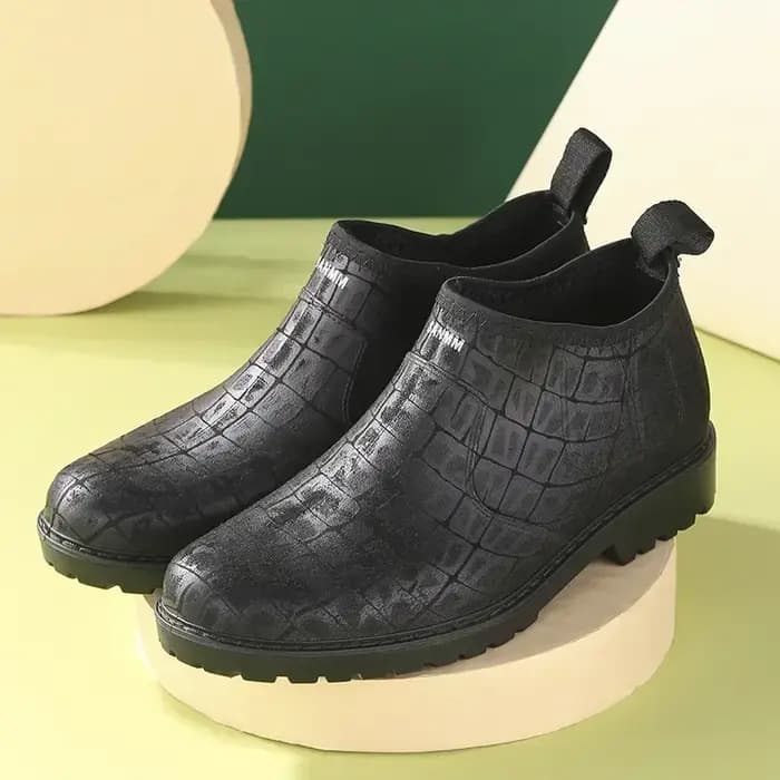 Nouveau 2025 hommes bottes de pluie imperméable en caoutchouc chaussures