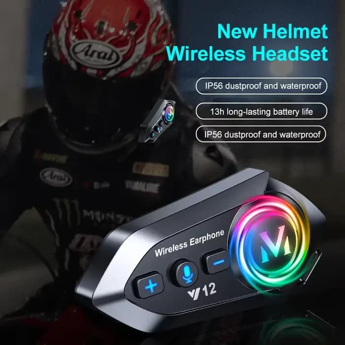 Casque Bluetooth 5.4 pour moto