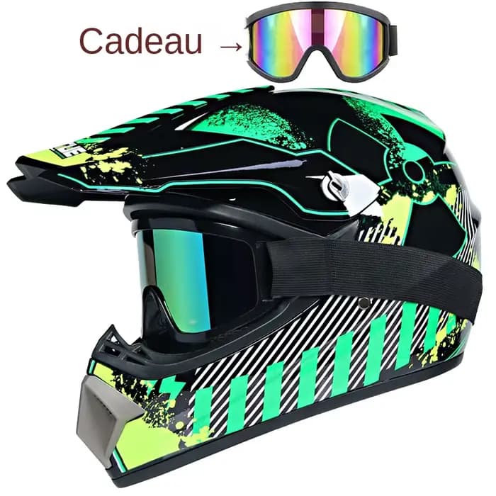 Casque de moto pour enfants, tout-terrain, pour la descente, AM ou DH cross