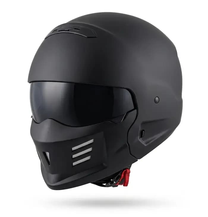 Scorpion-Casque intégral ABS pour hommes et femmes, casques de moto, lentille intégrée, quatre saisons, adulte, approuvé par le DOT, cyclomoteur