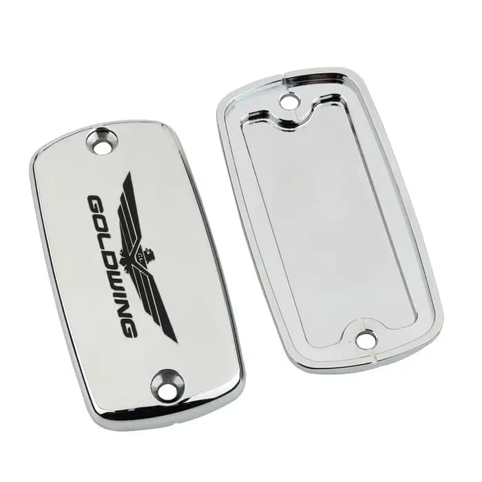 Bouchons de liquide de frein chromés pour Honda Gold Wing GoldWing GL 1500 1800 TVX 1800, Eagle Moto