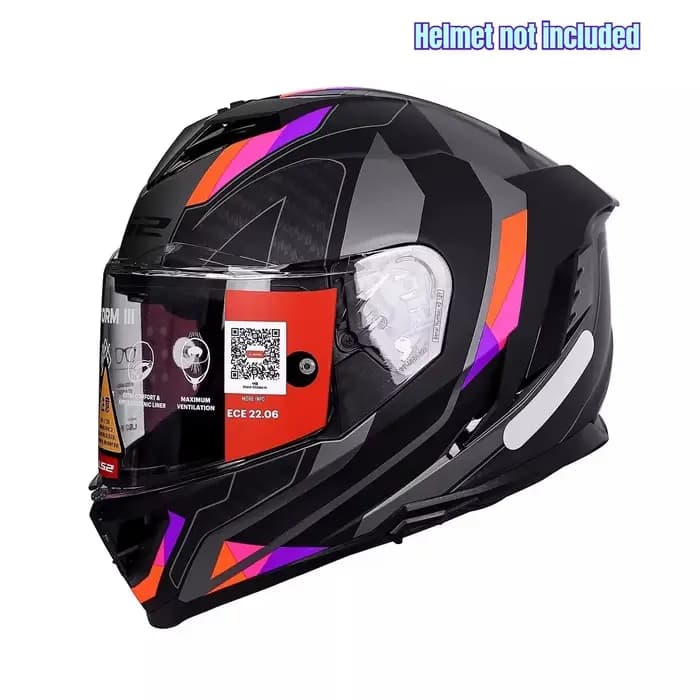 Visière de casque pour casque de moto LS2 FF818 Storm III d'origine