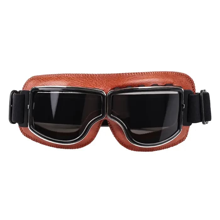 Lunettes de casque rétro pour moto
