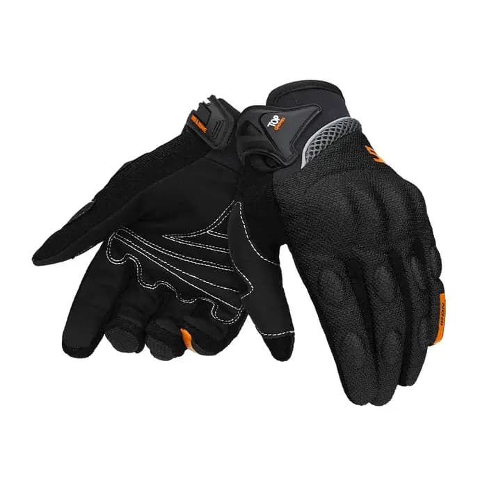 Gants de Moto Moto écran tactile respirant alimenté Moto course équitation vélo gants de protection été hommes gants