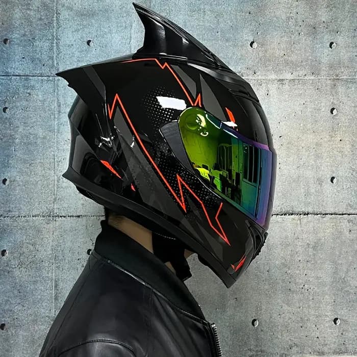 Casque de moto pour été et hiver