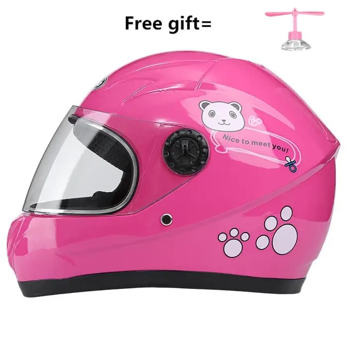 Casque de moto pour enfants de 3 à 9 ans