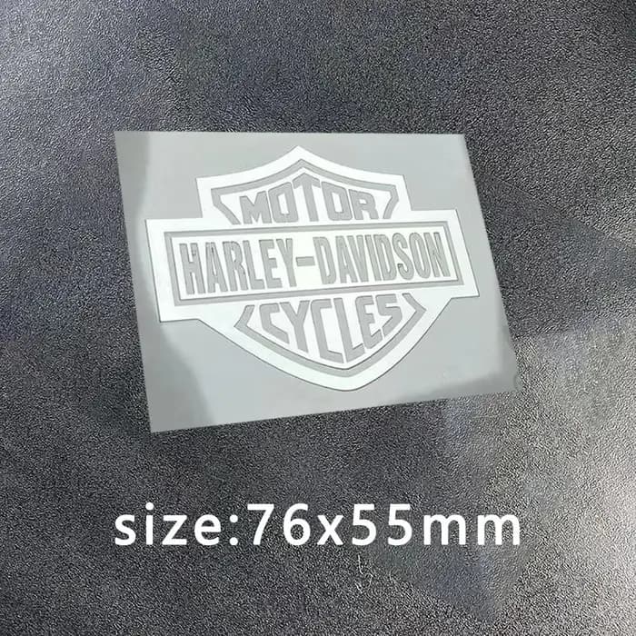 Autocollant personnalisé pour casque de moto en métal