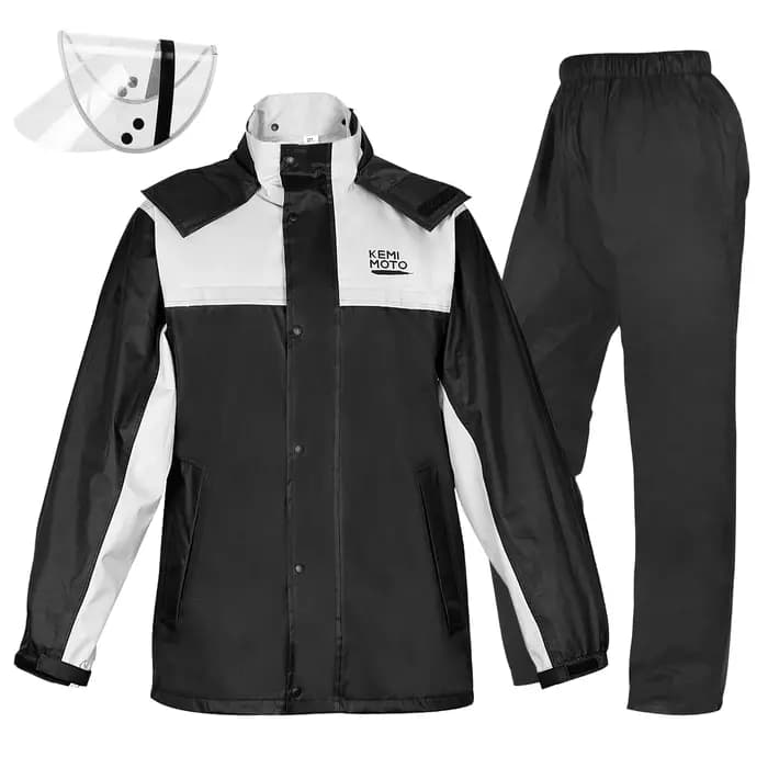 Ensemble imperméable réfléchissant léger pour le travail