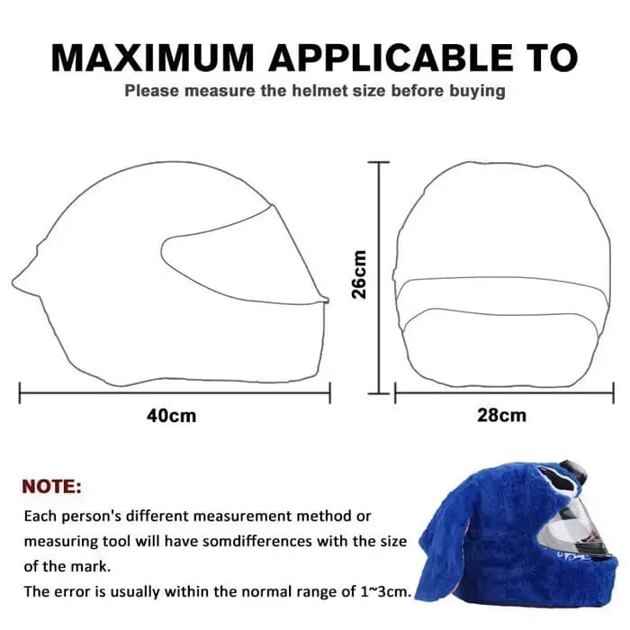 Housse de casque de moto