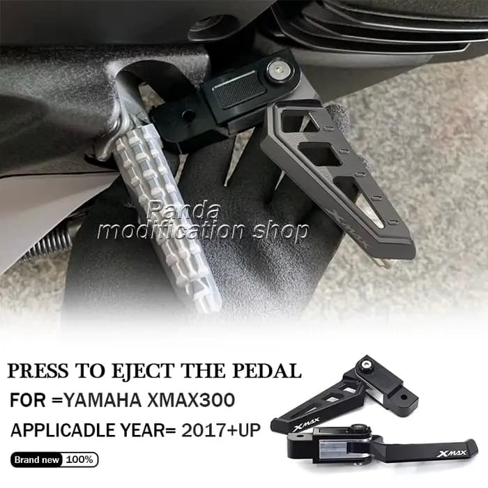 Pédales pour yamaha xmax 300, accessoires xmax300, x max300 x max 300 2017-2020 2021 2022, passagers