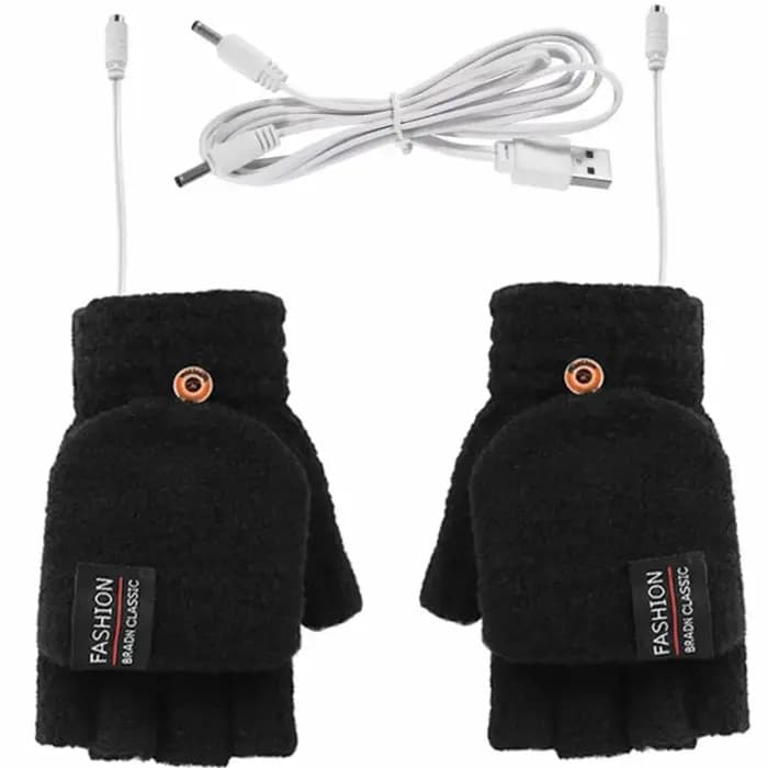 Gants chauffants USB, contrôle Rechargeable
