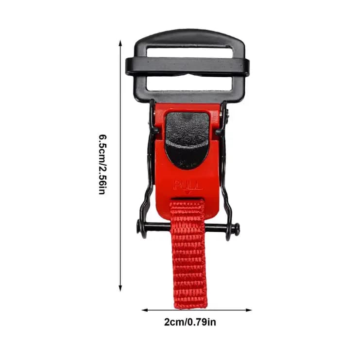 Boucle à dégagement rapide pour casques de moto, boucle Double D, sangle à Clip à dégagement rapide
