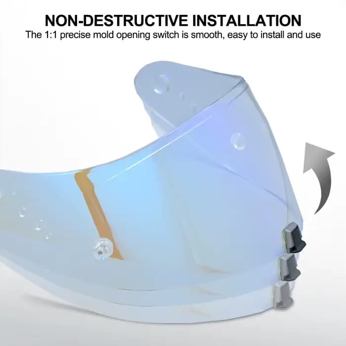 Visière de Protection UV pour casque de Moto