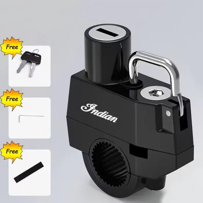 Serrure de casque de moto antivol