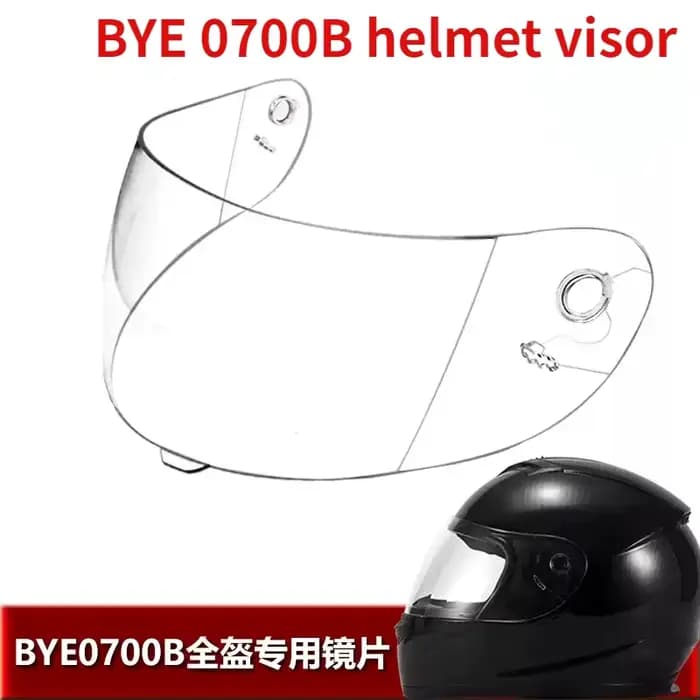 BYE 0700B casque visière Scooter pare-brise masque en verre moto complet