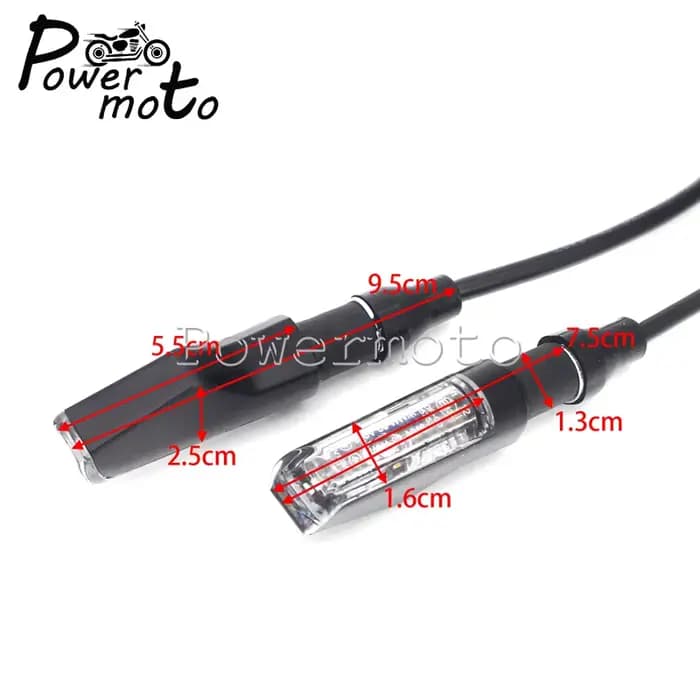 Clignotant LED universel étanche e-mark pour motos, coque en aluminium, pour Harley, Honda, Kawasaki