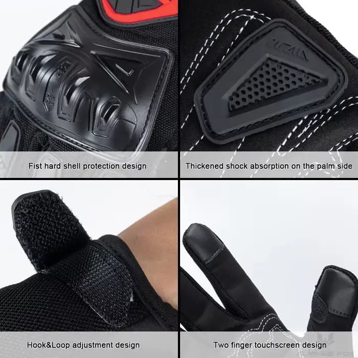 Gants de moto d'été pour hommes