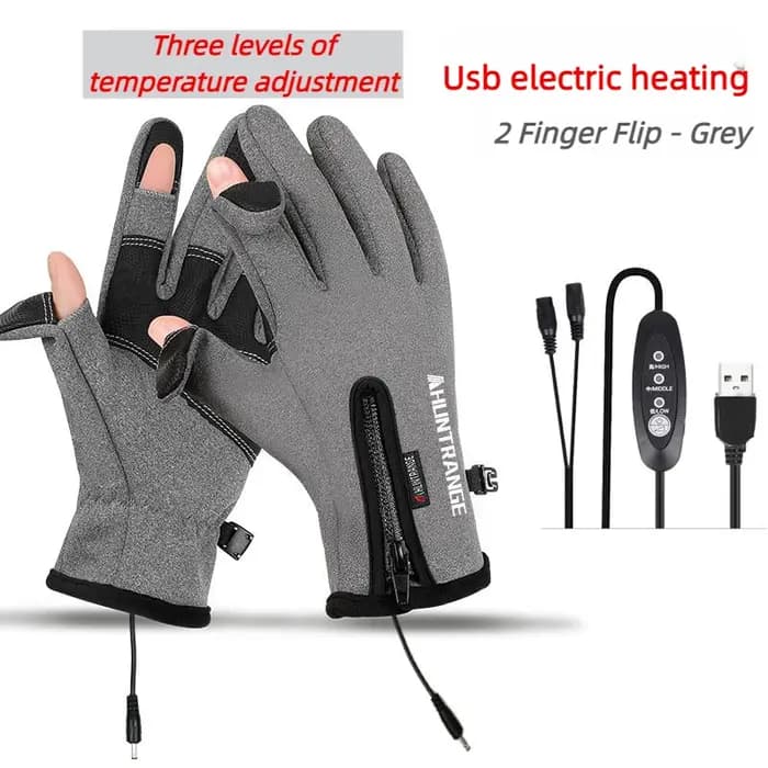 Gants chauffants électriques USB rechargeables pour écran tactile chaud d'hiver