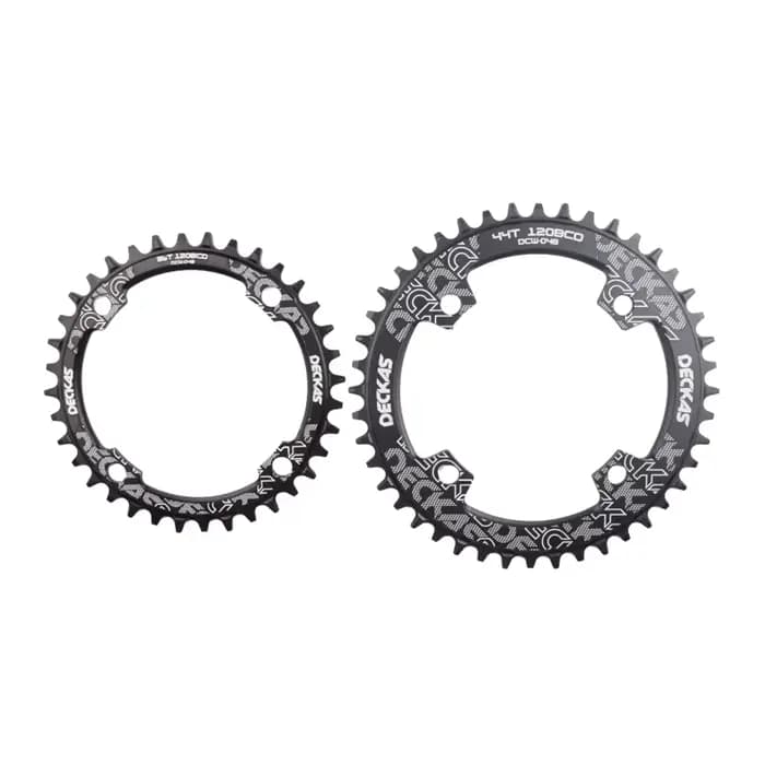 DECKAS-Plateau de manivelle VTT, réparation creuse, 120BCD, 36T, 38T, 40T, 42T, 44T, BCD approprié,