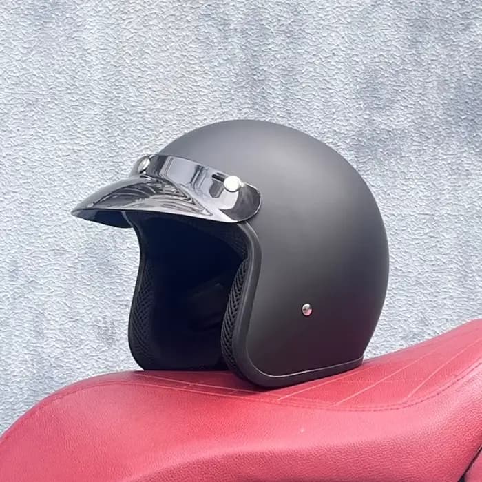 Livraison gratuite DOT approuvé rétro casque de moto casco 3/4