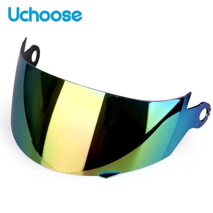 Uchoose casque de moto unisexe Certification DOT Double lentille Section transversale
