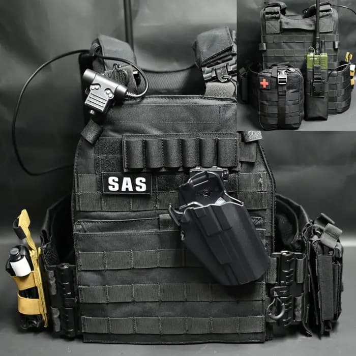 Ensemble complet d'équipement fantôme tactique, gilet de morue Airsoft, vestes, ceinture, masque, gants, équipement pour jeu CS en plein air, Call of Duty, Cosplay