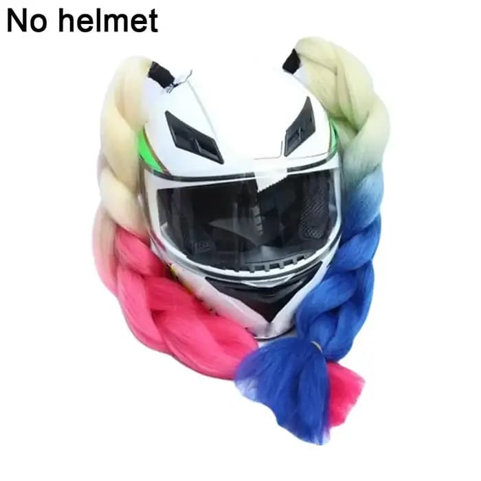 Tresses de décoration de casque de moto