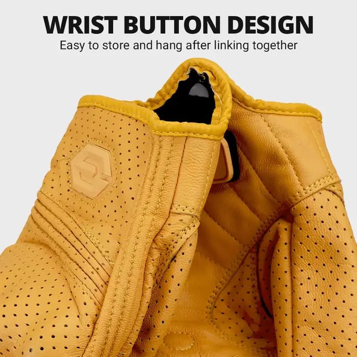  Gants de moto en cuir Vintage