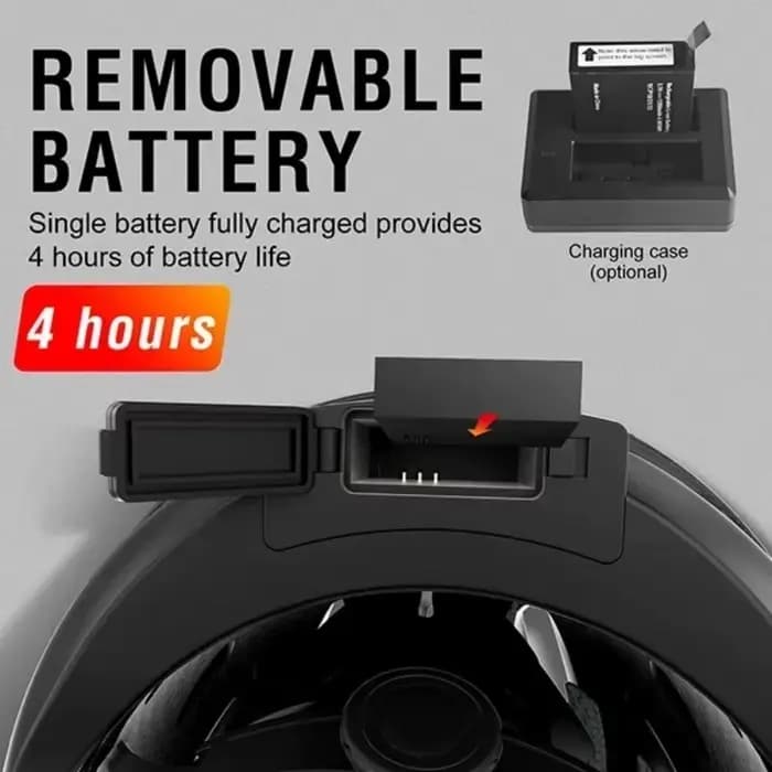 Casque intelligent caméra de sport WIFI 1080P HD enregistrement vidéo Bluetooth