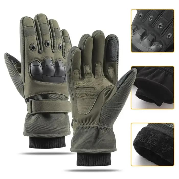 Gants de moto d'hiver résistants au froid