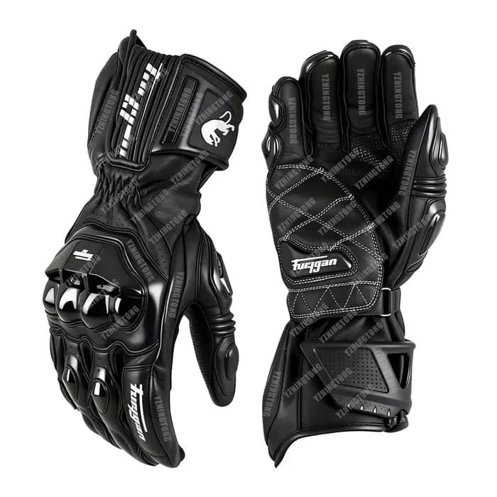 Gants de Motocross en Cuir pour Homme