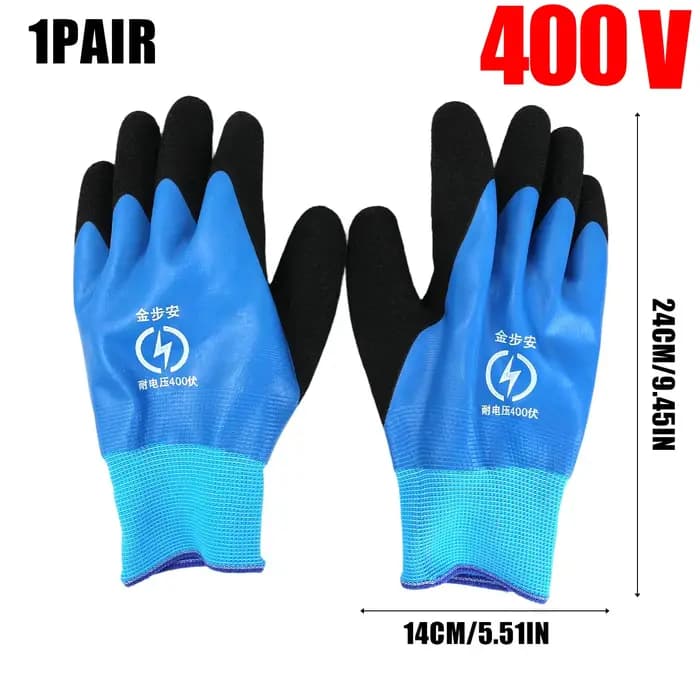 Gants isolés électriquement 1000V 400V