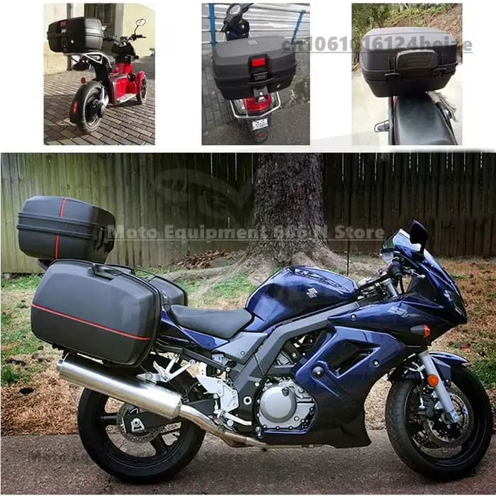 Boîte supérieure de moto 45l