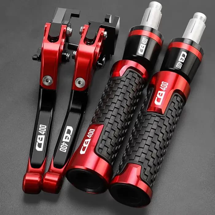 Leviers d'embrayage de frein réglables pour moto, poignées de guidon, bouchon d'extrémité, Honda CB4