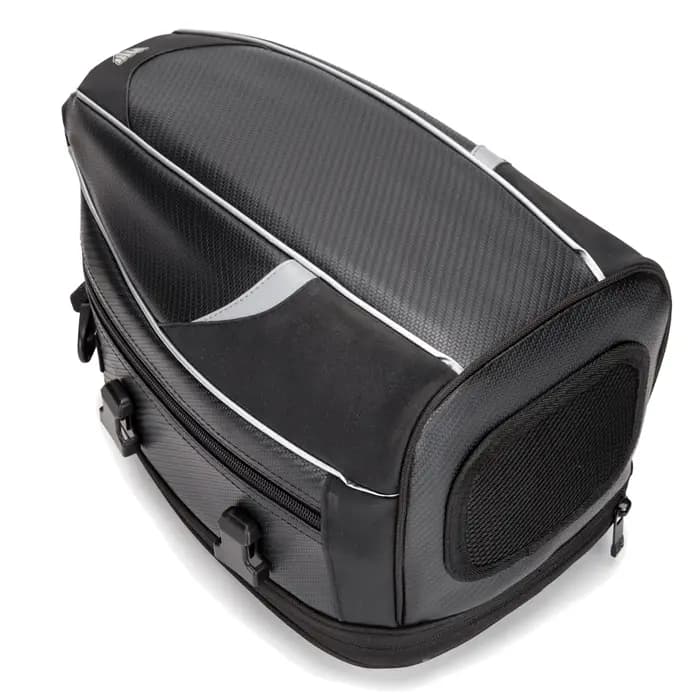 Sac arrière de moto noir