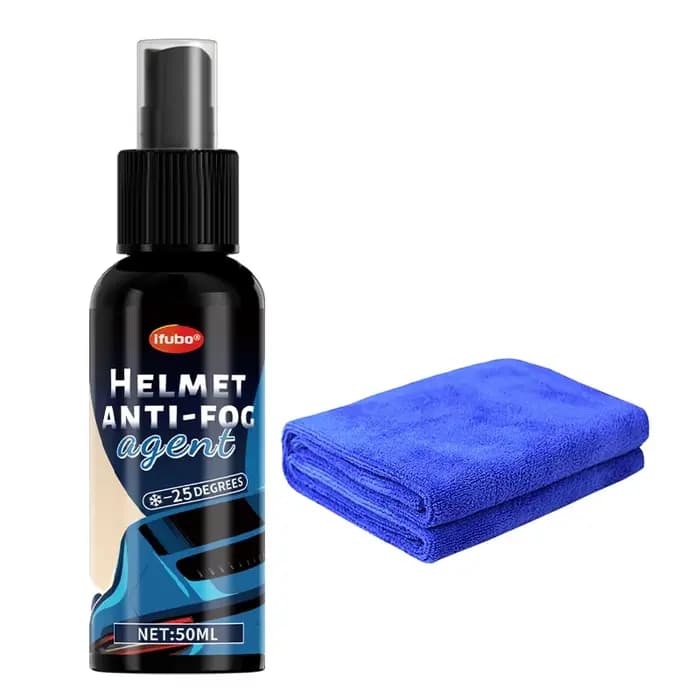 IFUBO Spray anti-buée pour casque 50ml -25 ° Désembueur multi-usages pour miroirs de moto et de voit