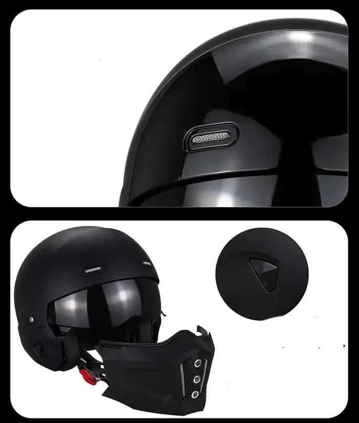 Vieni avec 2 lentilles Moto Scorpion casque