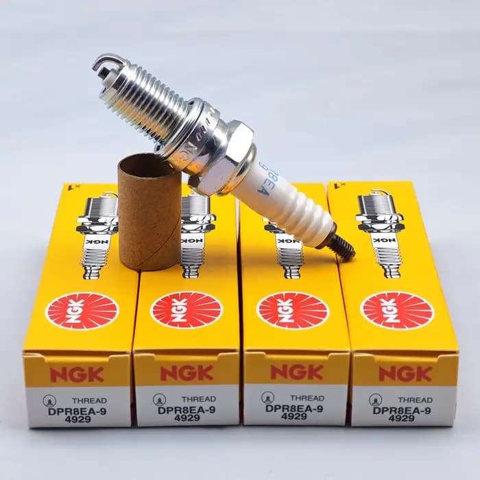 4pcs Original Moto NGK Bougie D'allumage DR8EA DPR8EA-9 Moto Bougie D'allumage