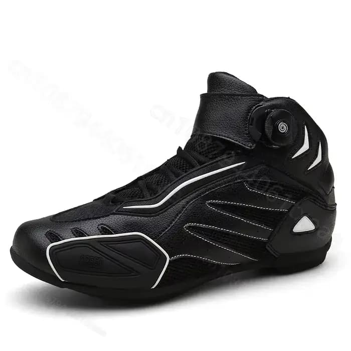 Bottes de Moto Souples et Imperméables pour Homme
