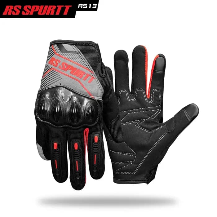 Gants de course moto RS13 à écran tactile