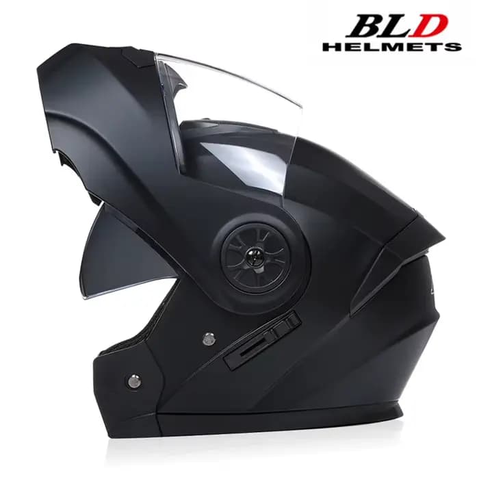 Casque de Moto à double objectif, modulaire, à rabat, à la mode, dernière visière intérieure de Moto