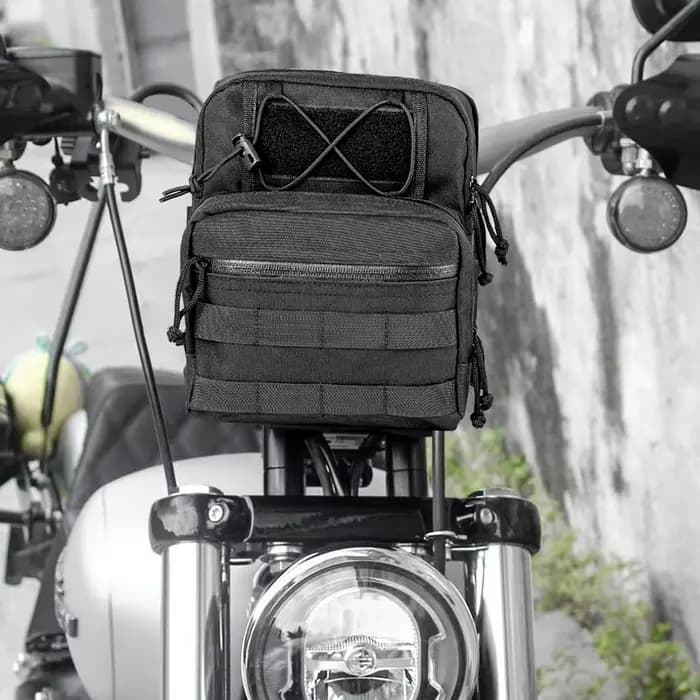 Sac de rangement avant universel pour guidon de moto