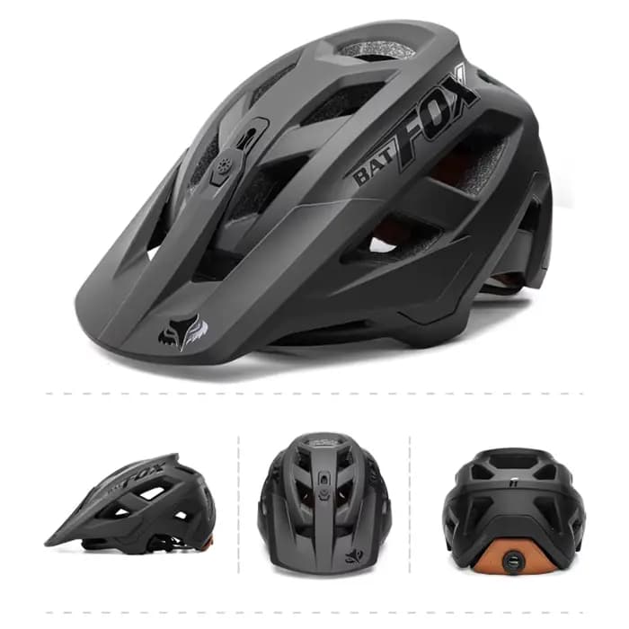 BATFOX vtt casque de vélo de descente nouveau Design visière réglable noir casque de VTT intégral po