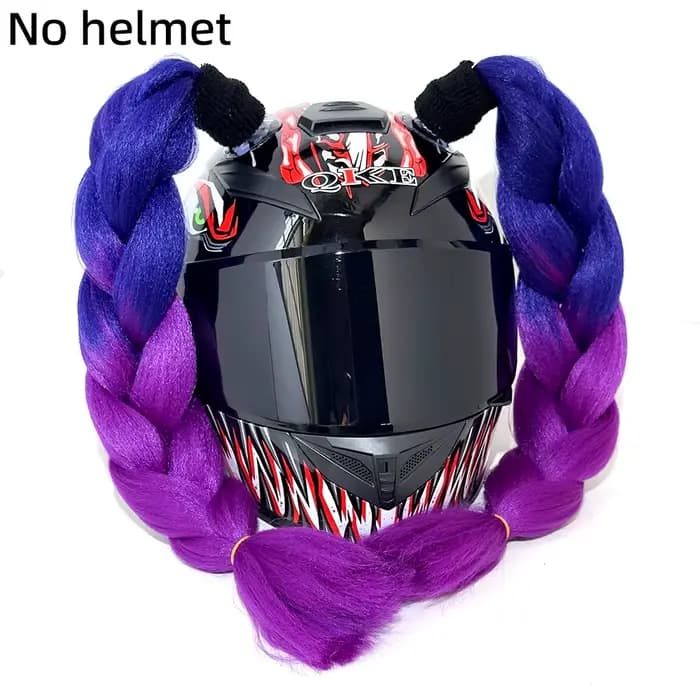 Offre spéciale! Casque tressé nickel é avec ventouse pour moto