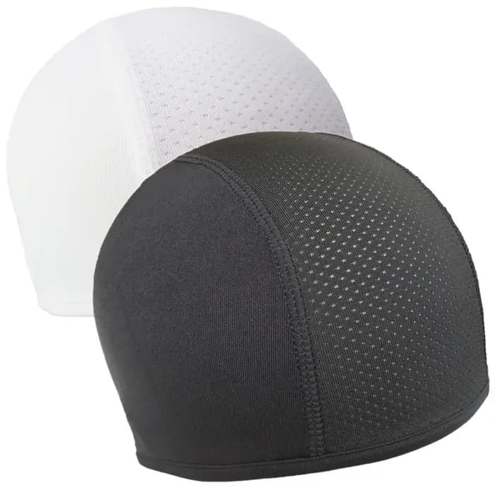 1/2 pièces casque de moto casquette intérieure chapeau séchage rapide respirant