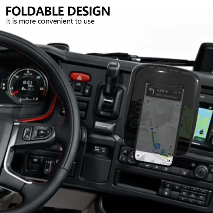 Support de téléphone pour moto avec pare-soleil extensible