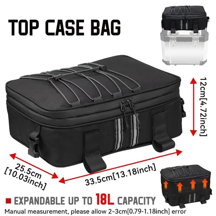 Nouveau sac étanche boîte supérieure sacoches sac étui sacs à bagages pour BMW R 1200 1250 GS LC Adventure moto F650GS